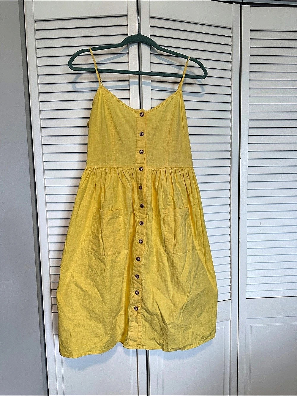 Esley Yellow Mini Dress Size Small Like New